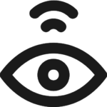Online marketing icone - an eye